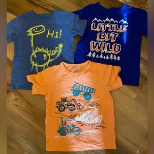 Boys lot of 3 cute shirts